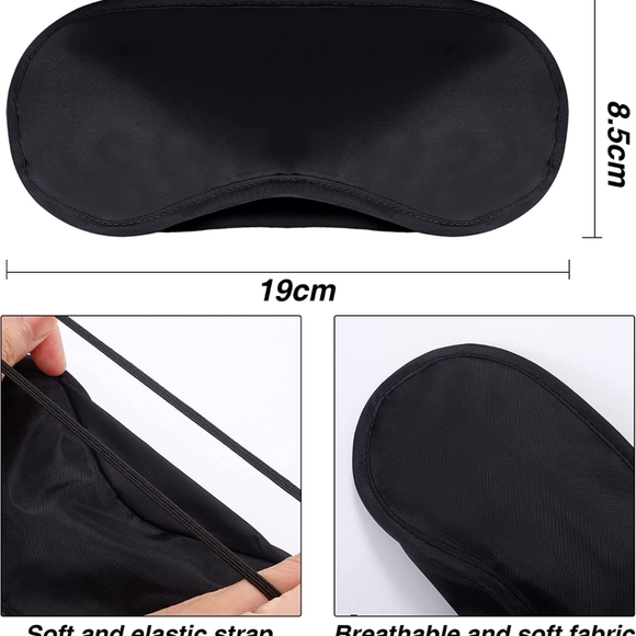 Bundle 3 Travel Items; Eye Cover Sleep Mask+Ear Plugs for Sleeping+ID tag 🏷 - Picture 5 of 16